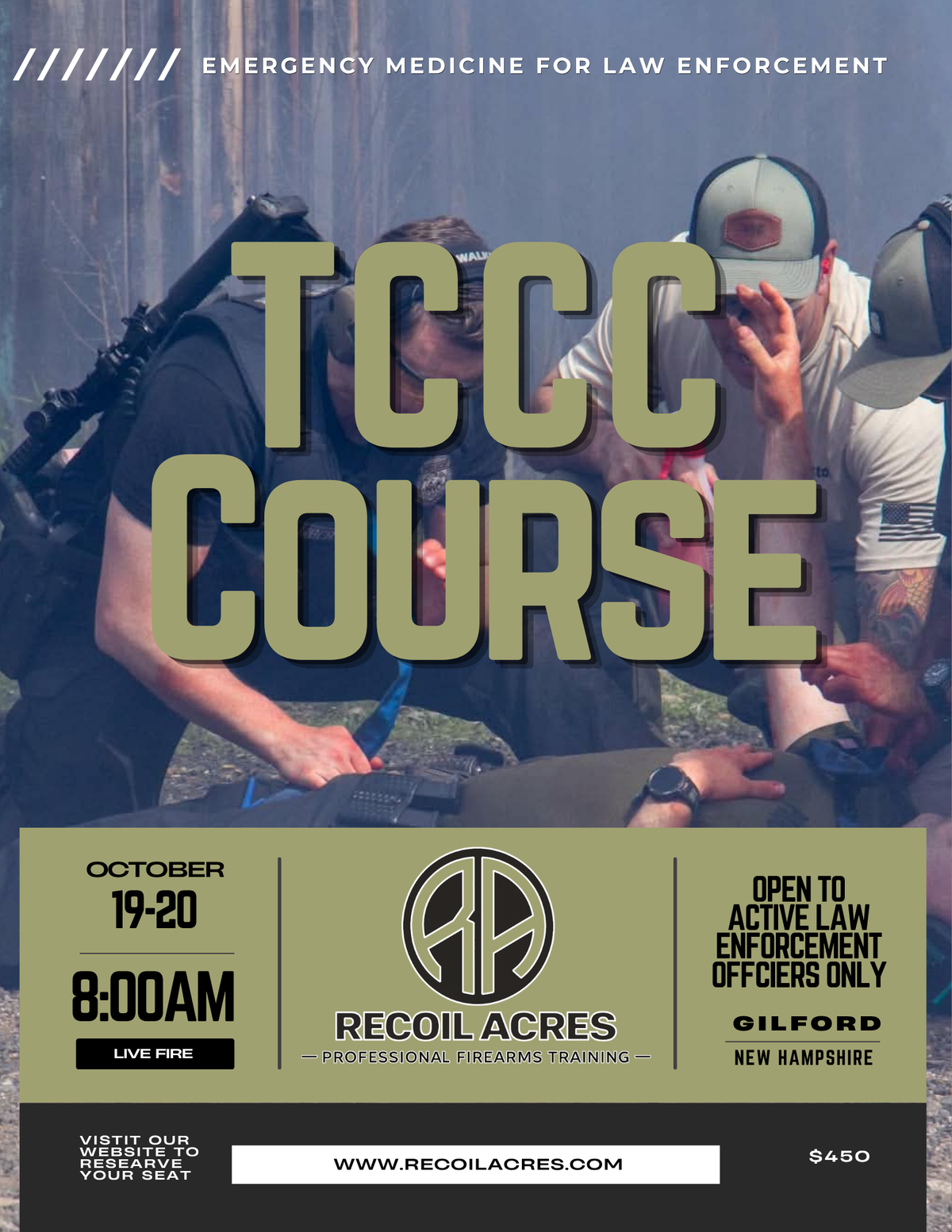 TCCC Live Fire 2-days